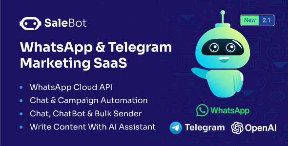 1744877167_salebot-whatsapp-and-telegram-marketing-saas-chatbot-bulk-sender.png SaleBot v3.4.0 Nulled – WhatsApp And Telegram Marketing SaaS – ChatBot & Bulk Sender – CodeGiga0