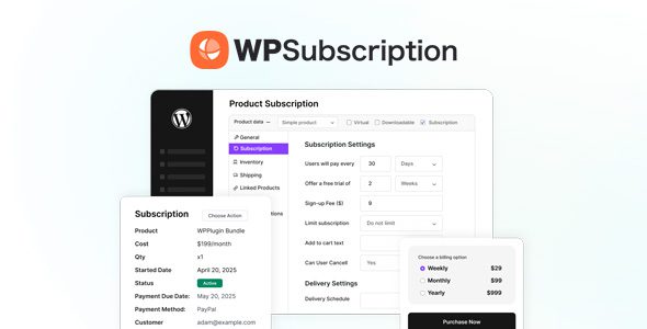 wpsubscription-woocommerce-subscription-management-plugin.jpg WPSubscription Pro 1.2.1 – WooCommerce Subscription Management Plugin – CodeGiga0