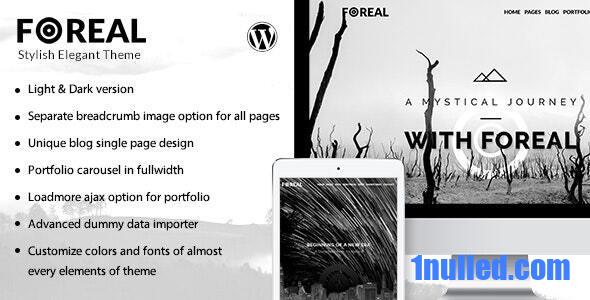 Foreal v2.9 Nulled – Director, Writer WordPress Theme – 1Nulled Foreal v2.9 Nulled – Director, Writer WordPress Theme – 1Nulled