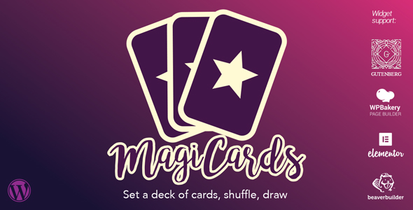 MagiCards v2.2.7 Nulled – decks of cards to shuffle | WP plugin – 1Nulled MagiCards v2.2.7 Nulled – decks of cards to shuffle | WP plugin – 1Nulled