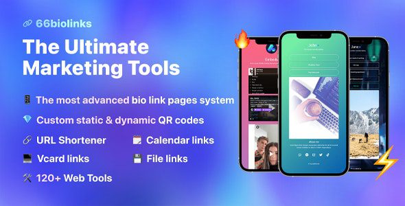 66biolinks 55.0.0 Extended – Bio Links, URL Shortener, QR Codes & Web Tools (SAAS) – WeaDown 66biolinks 55.0.0 Extended – Bio Links, URL Shortener, QR Codes & Web Tools (SAAS) – WeaDown