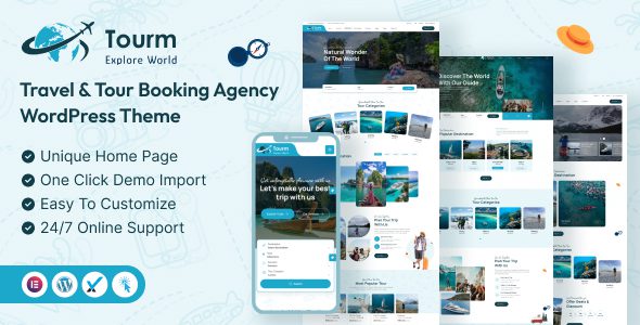 Tourm 2.1.0 – Travel & Tour Booking Agency WordPress Theme – CodeGiga0 Tourm 2.1.0 – Travel & Tour Booking Agency WordPress Theme – CodeGiga0