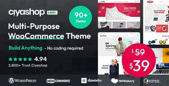 CiyaShop 4.20.0 + Apps – Multipurpose WooCommerce Theme – CodeGiga0 CiyaShop 4.20.0 + Apps – Multipurpose WooCommerce Theme – CodeGiga0