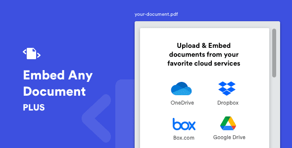 Embed Any Document Plus 2.8.6 – WordPress Plugin – CodeGiga0 Embed Any Document Plus 2.8.6 – WordPress Plugin – CodeGiga0