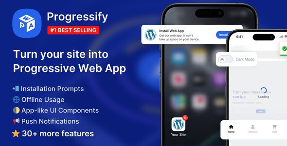 Progressify 1.0.5 – Progressive Web App (PWA) for WordPress – CodeGiga0 Progressify 1.0.5 – Progressive Web App (PWA) for WordPress – CodeGiga0